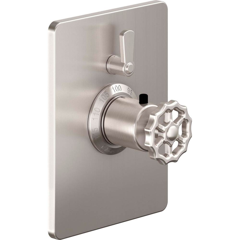 California Faucets - StyleTherm Trim Only with Single Volume Control - Gloss White