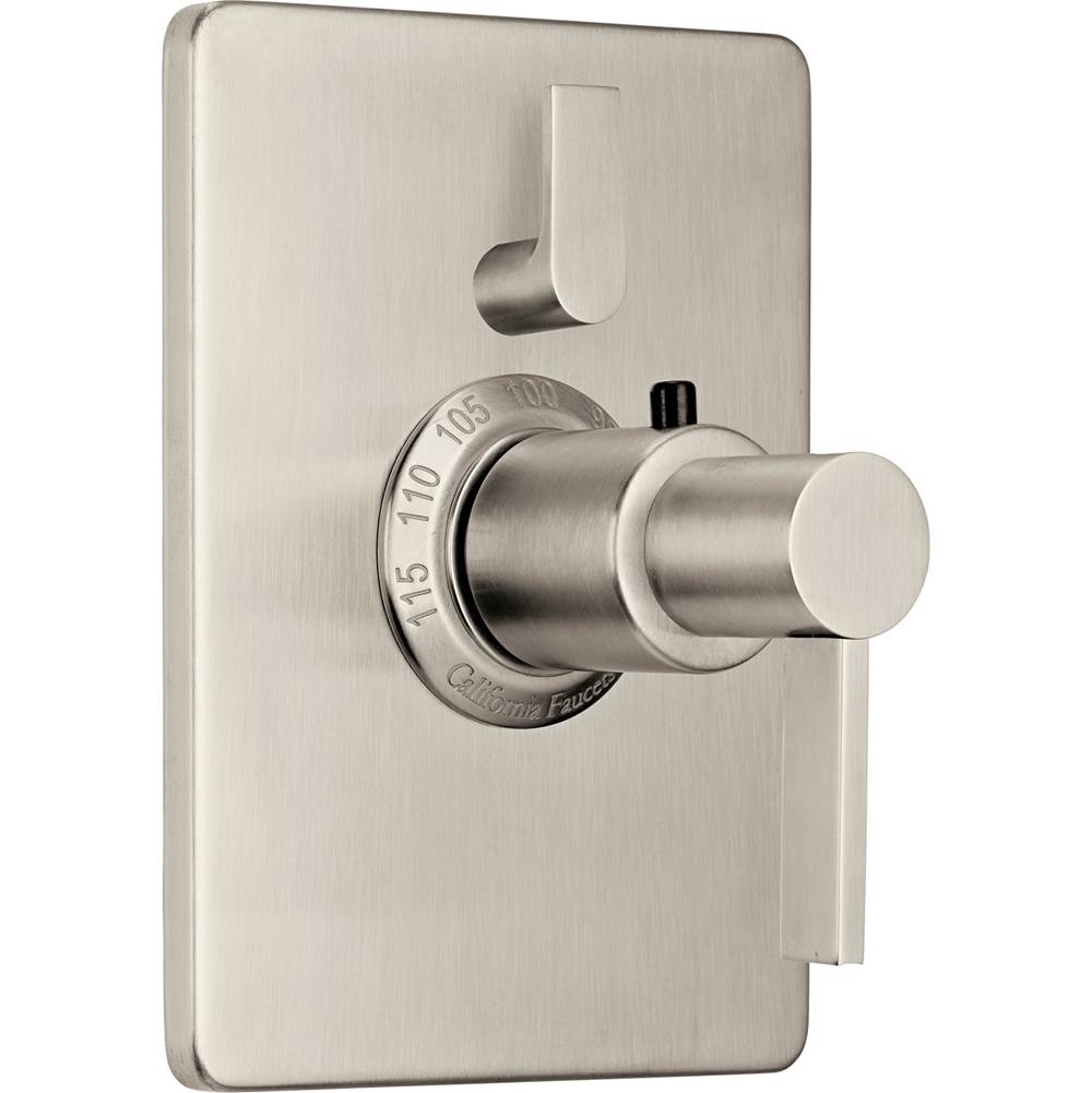California Faucets - StyleTherm Trim Only with Single Volume Control - Gloss White