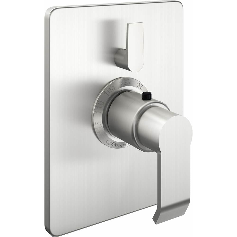 California Faucets - StyleTherm Trim Only with Single Volume Control - Gloss White