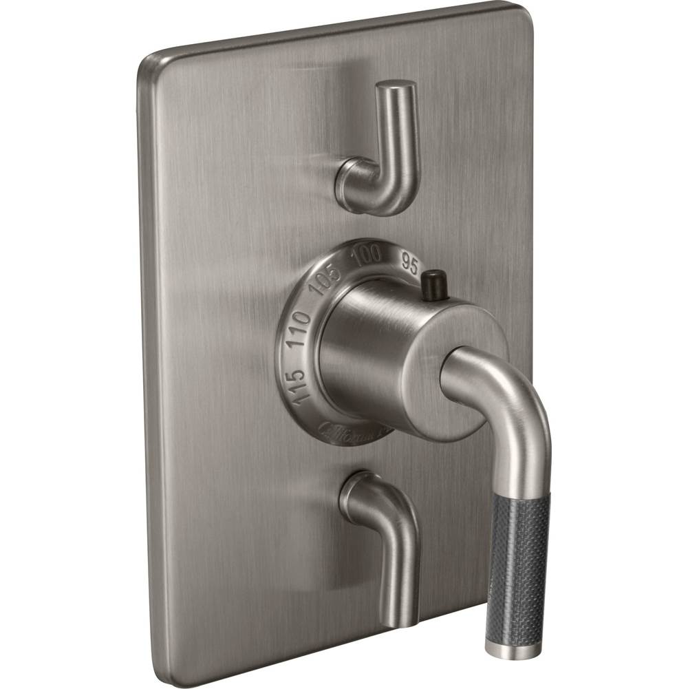 California Faucets - StyleTherm Trim Only with Dual Volume Control - Gloss White
