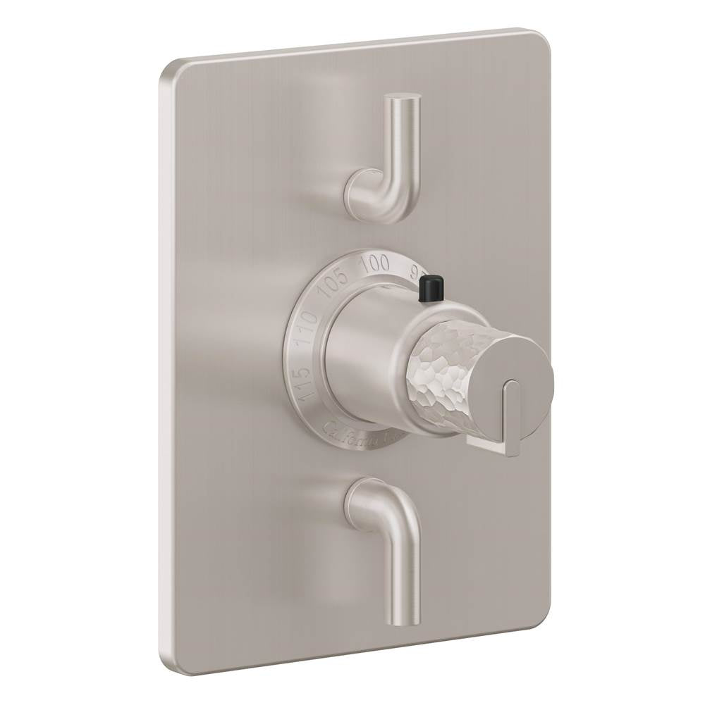 California Faucets - StyleTherm Trim Only with Dual Volume Control - Gloss White