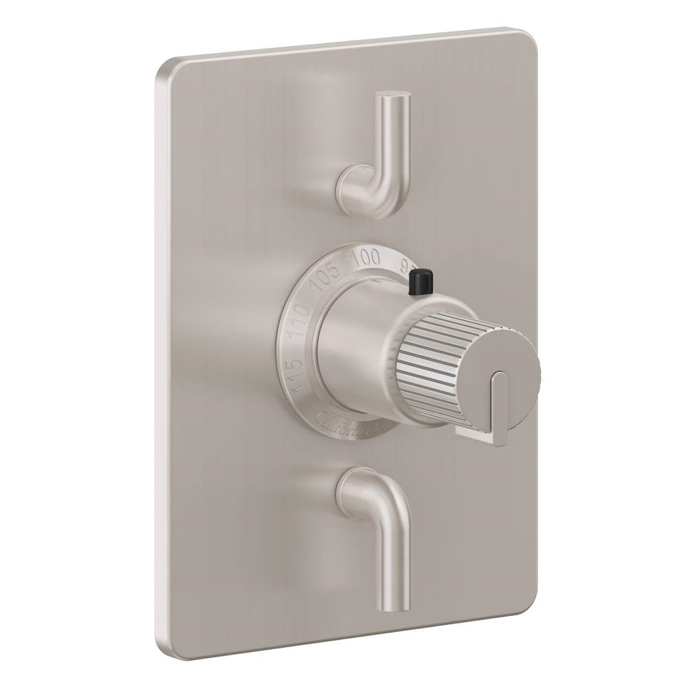 California Faucets - StyleTherm Trim Only with Dual Volume Control - Gloss White
