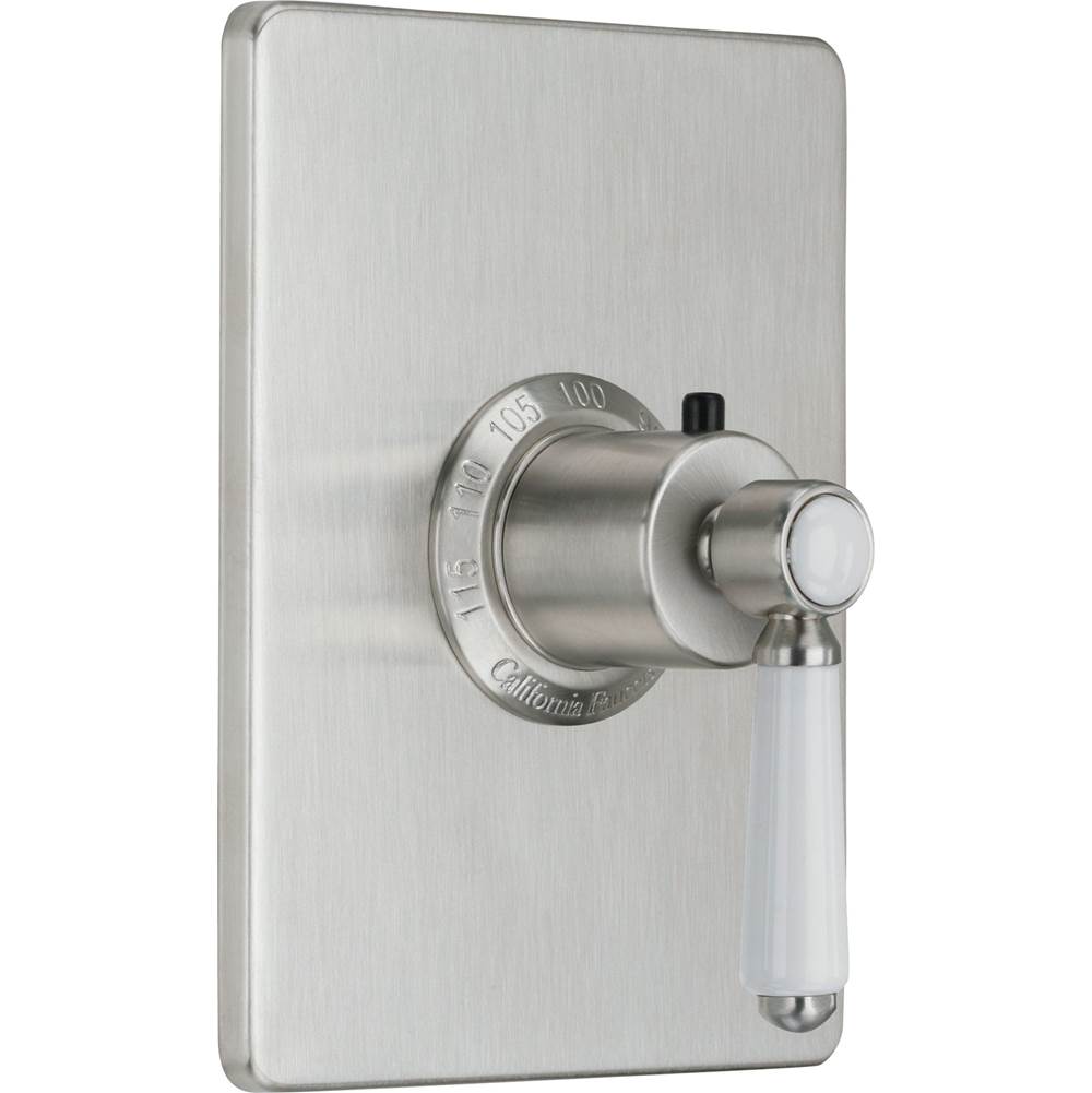 California Faucets - StyleTherm 3/4'' Thermostatic Trim Only - Gloss White