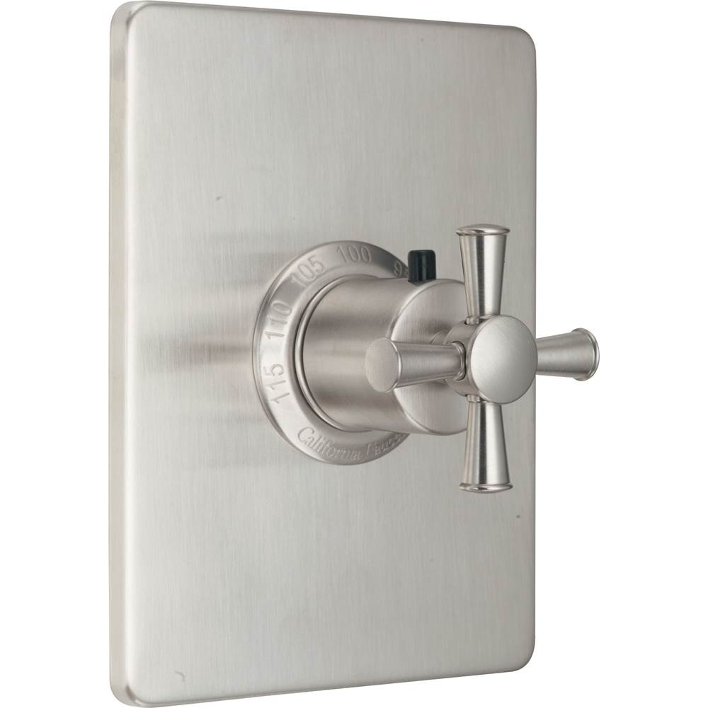 California Faucets - StyleTherm 3/4'' Thermostatic Trim Only - Gloss White