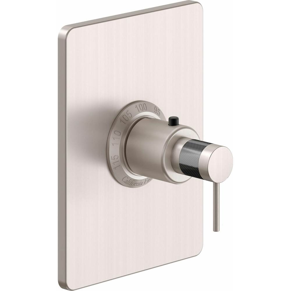 California Faucets - StyleTherm 3/4'' Thermostatic Trim Only - Gloss White