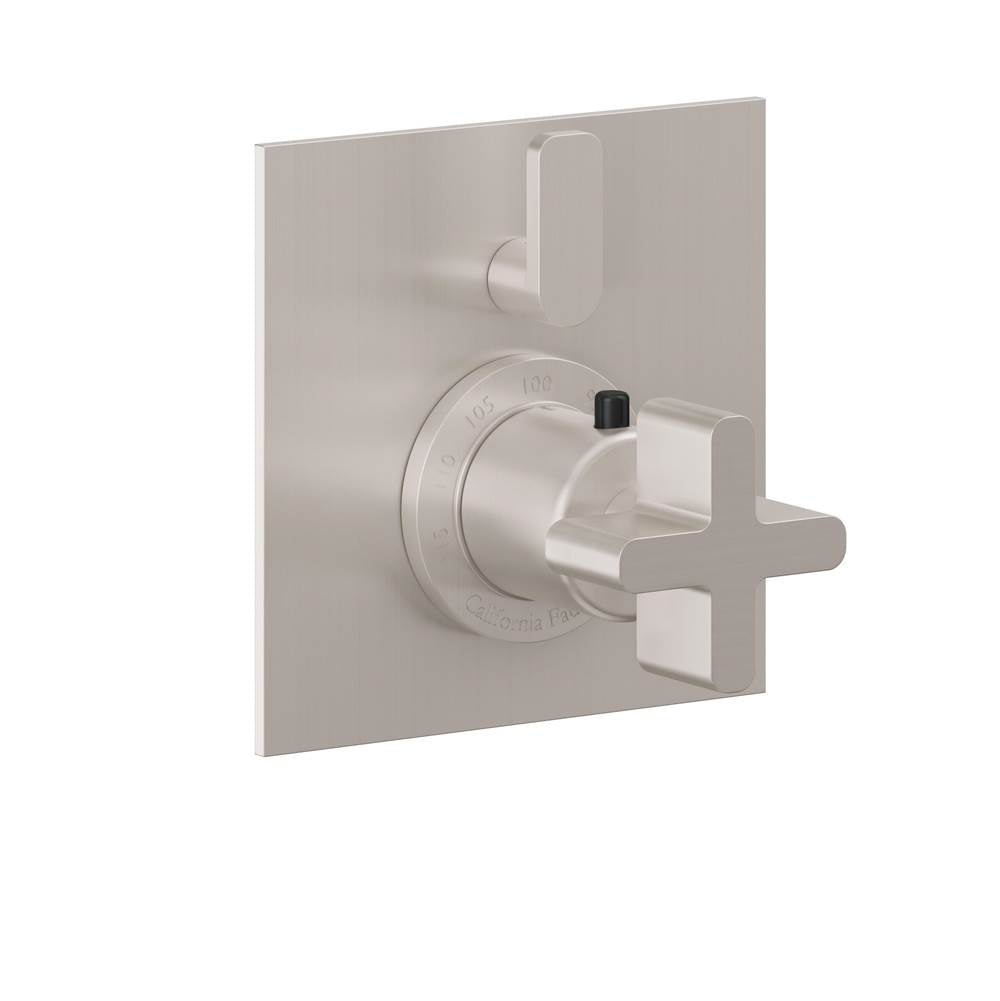 California Faucets - StyleTherm Trim Only With Single Volume Control - Gloss White