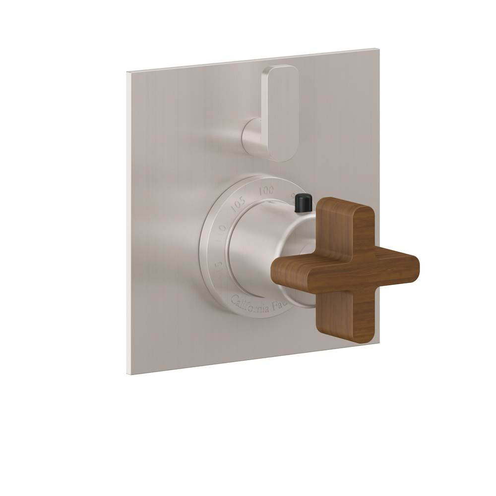 California Faucets - StyleTherm Trim Only With Single Volume Control - Gloss White