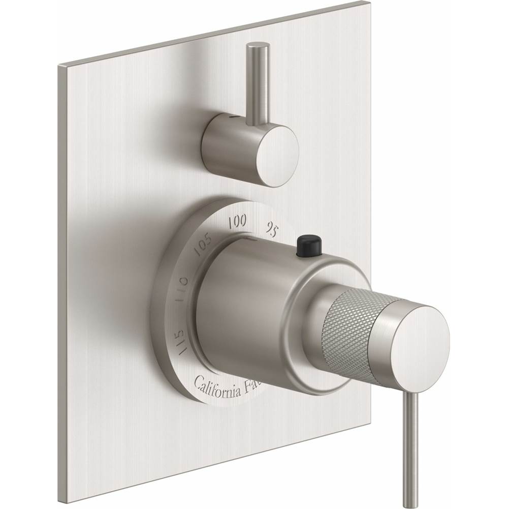 California Faucets - StyleTherm Trim Only with Single Volume Control - Gloss White