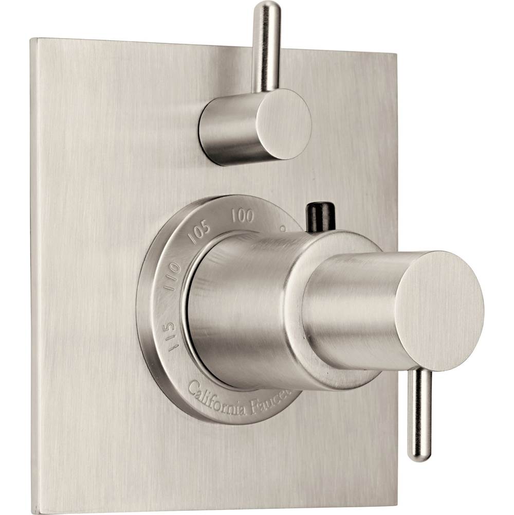 California Faucets - StyleTherm Trim Only with Single Volume Control - Gloss White