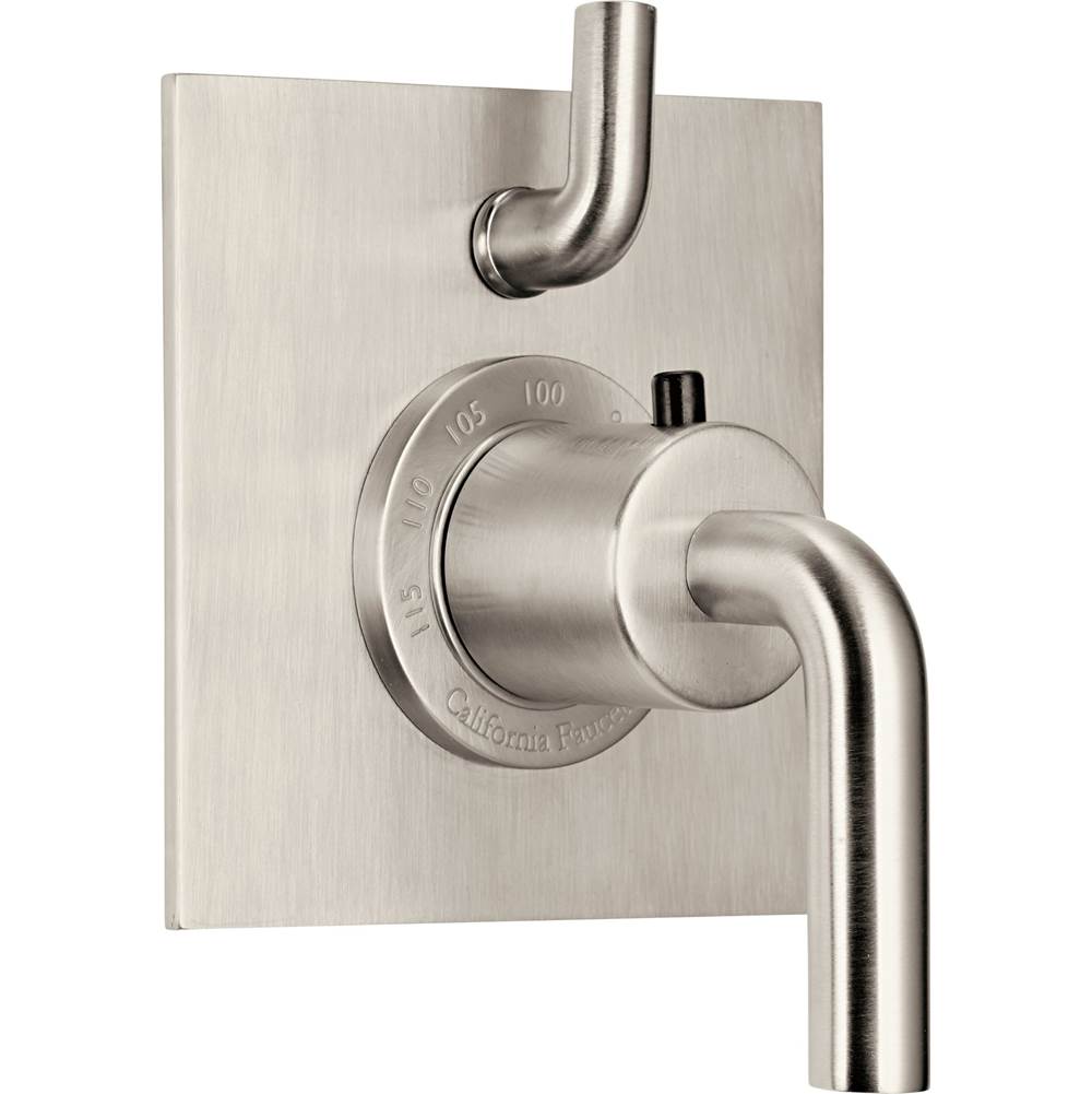 California Faucets - StyleTherm Trim Only with Single Volume Control - Gloss White