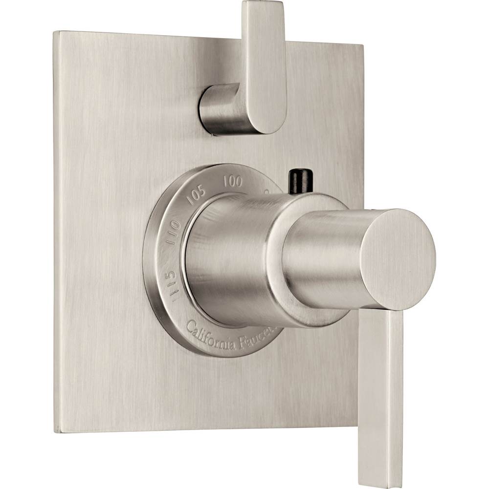 California Faucets - StyleTherm Trim Only with Single Volume Control - Gloss White