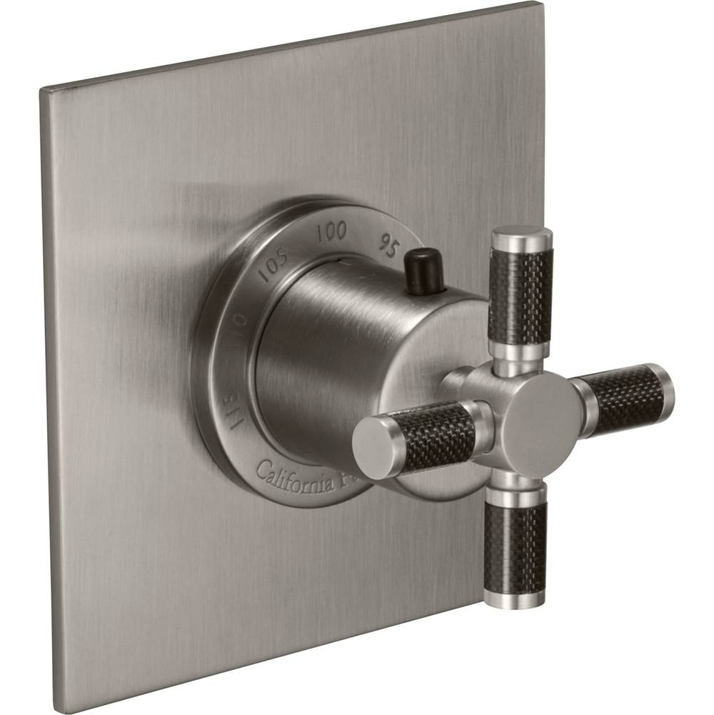 California Faucets - StyleTherm 3/4'' Thermostatic Trim Only - Gloss White
