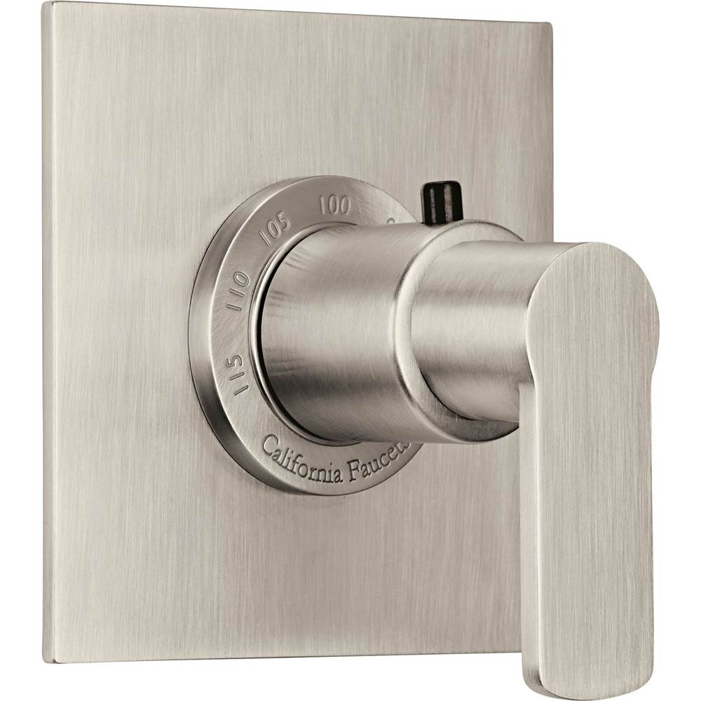 California Faucets - StyleTherm 3/4'' Thermostatic Trim Only - Gloss White