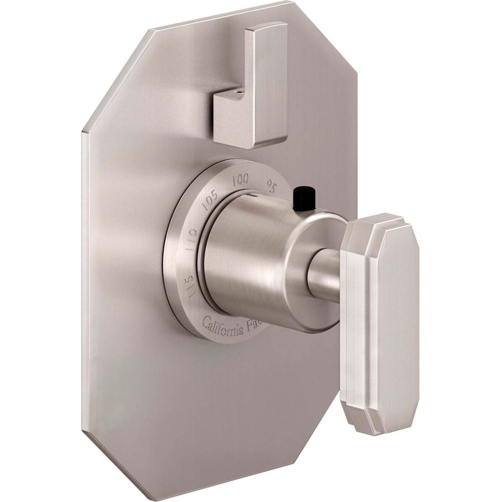 California Faucets - StyleTherm Trim Only with Single Volume Control - Gloss White