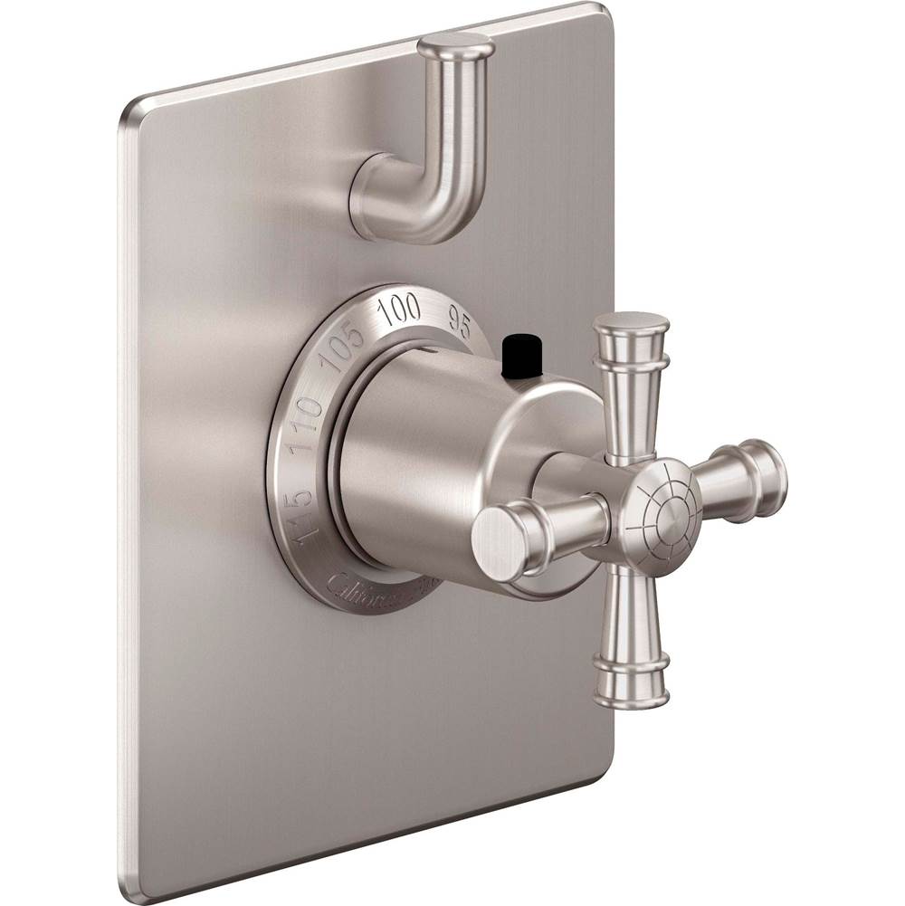 California Faucets - StyleTherm Trim Only with Single Volume Control - Gloss White
