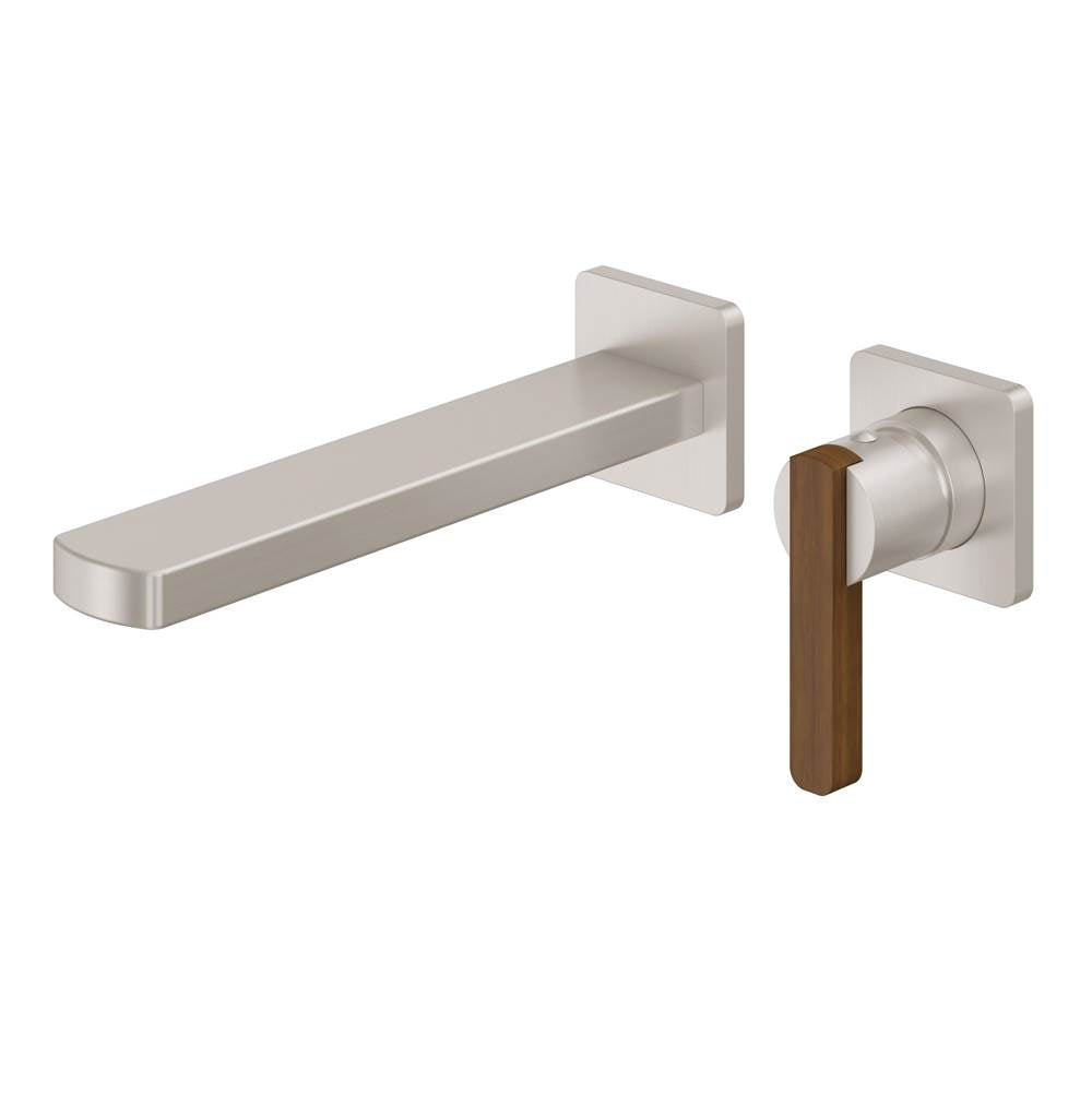 California Faucets - Single Handle Lavatory Wall Faucet Trim Only - Gloss White