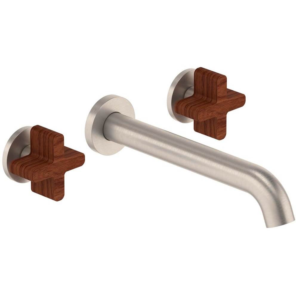 California Faucets - Two Handle Lavatory Wall Faucet Trim Only - Gloss White