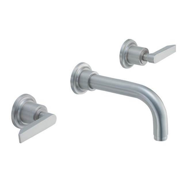 California Faucets - Two Handle Lavatory Wall Faucet Trim Only - Gloss White