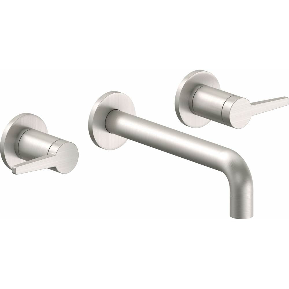 California Faucets - Two Handle Lavatory Wall Faucet Trim Only - Gloss White
