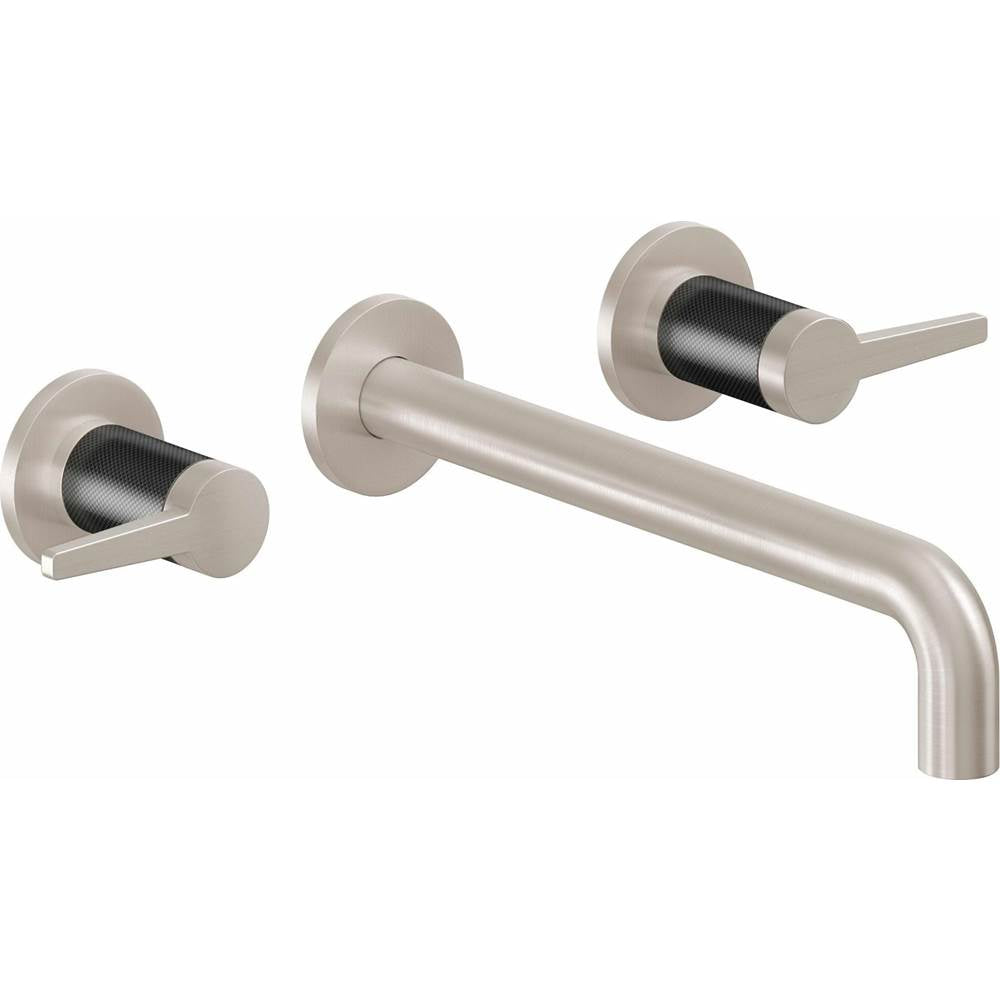 California Faucets - Two Handle Lavatory Wall Faucet Trim Only - Gloss White