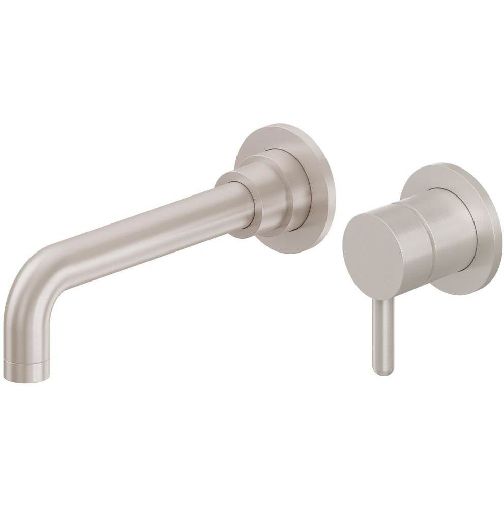 California Faucets - Single Handle Lavatory Wall Faucet Trim Only - Gloss White