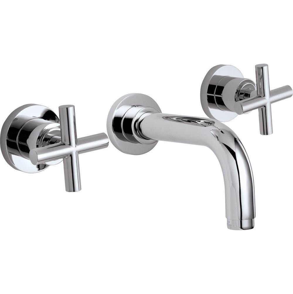 California Faucets - Two Handle Lavatory Wall Faucet Trim Only - Gloss White