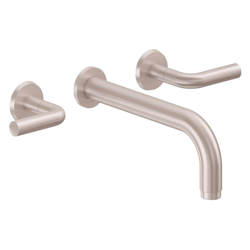 California Faucets - Two Handle Lavatory Wall Faucet Trim Only - Gloss White