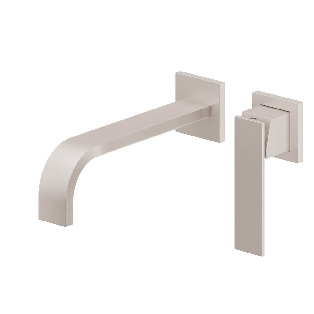California Faucets - Single Handle Lavatory Wall Faucet Trim Only - Gloss White