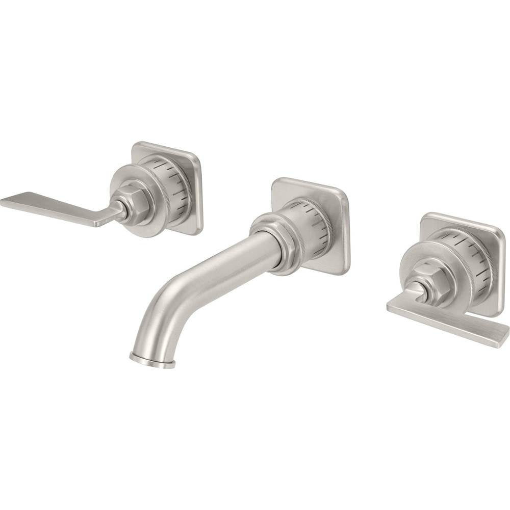 California Faucets - Two Handle Lavatory Wall Faucet Trim Only - Gloss White