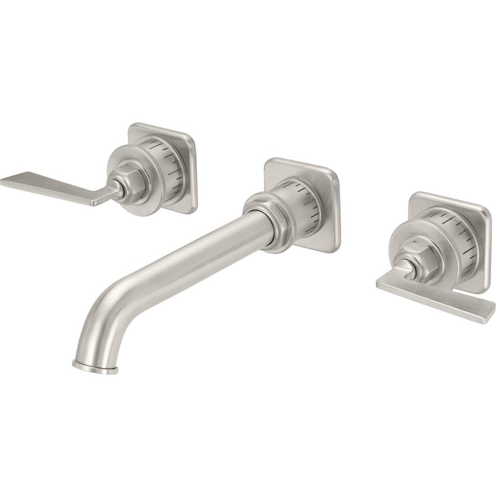 California Faucets - Two Handle Lavatory Wall Faucet Trim Only - Gloss White