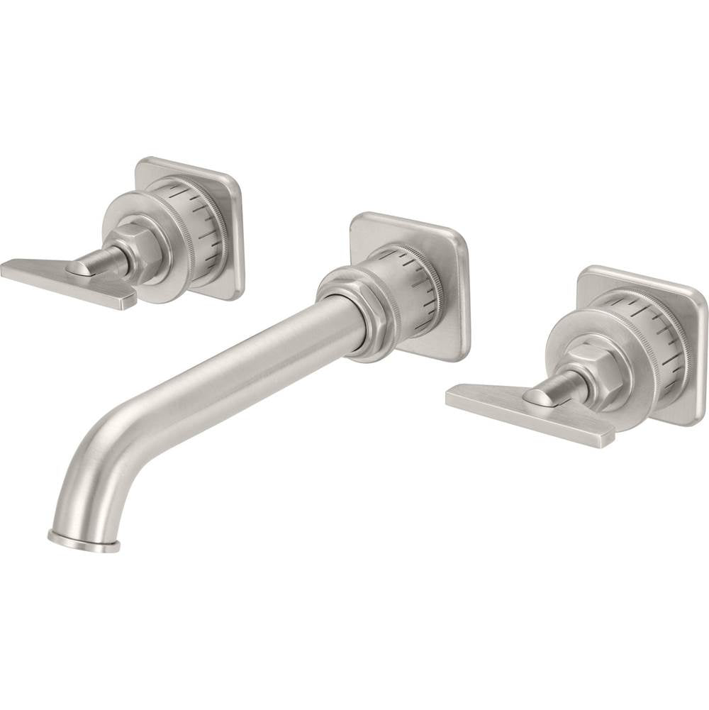 California Faucets - Two Handle Lavatory Wall Faucet Trim Only - Gloss White