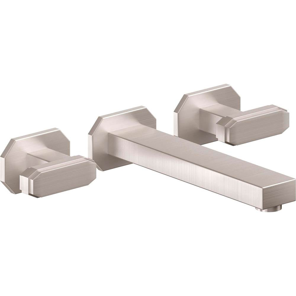 California Faucets - Two Handle Lavatory Wall Faucet Trim Only - Gloss White