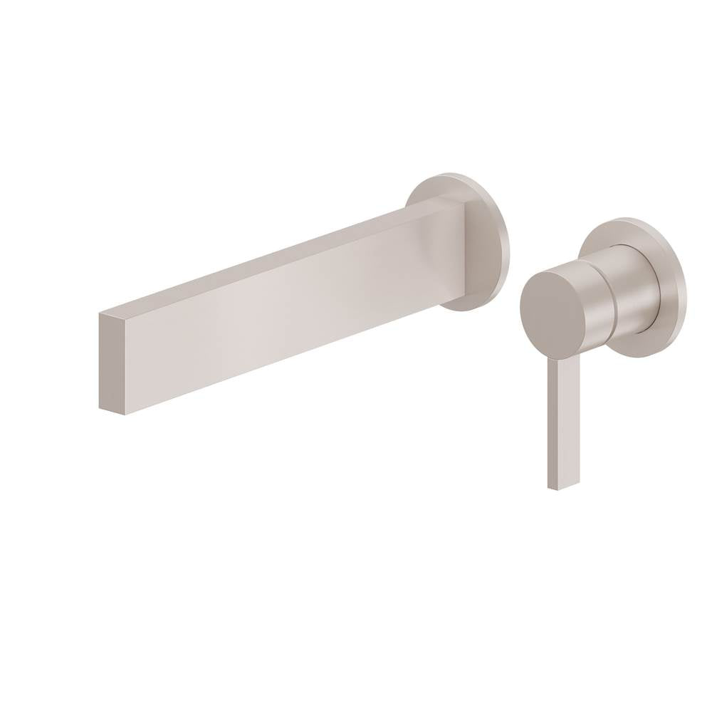 California Faucets - Single Handle Lavatory Wall Faucet Trim Only - Gloss White