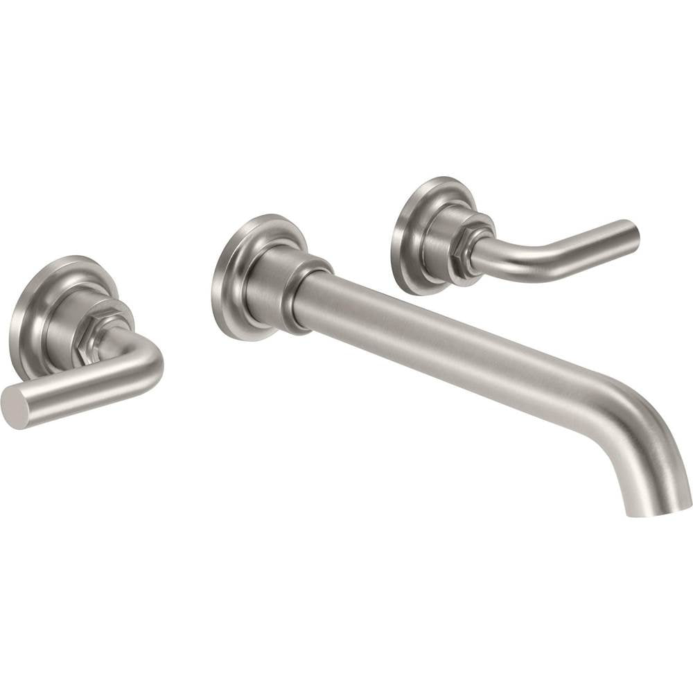 California Faucets - Two Handle Lavatory Wall Faucet Trim Only - Gloss White