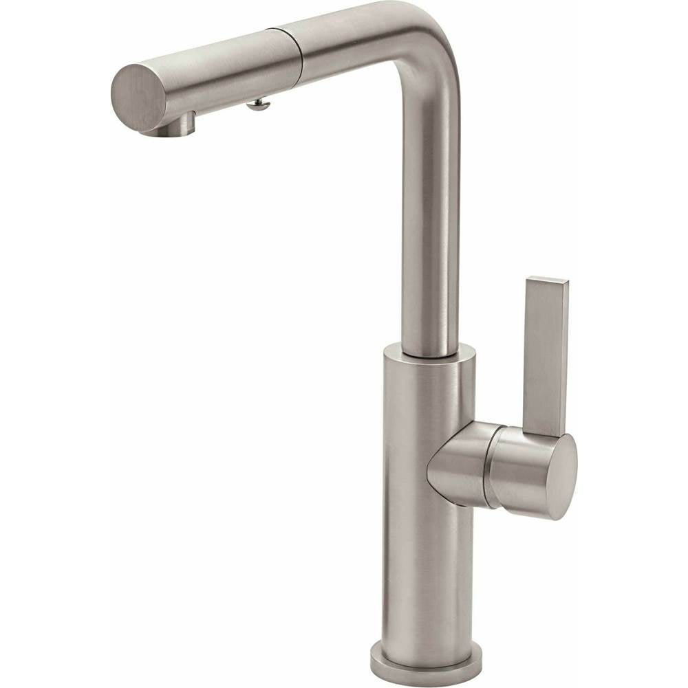 California Faucets - Pull-Out Kitchen Faucet - Gloss White