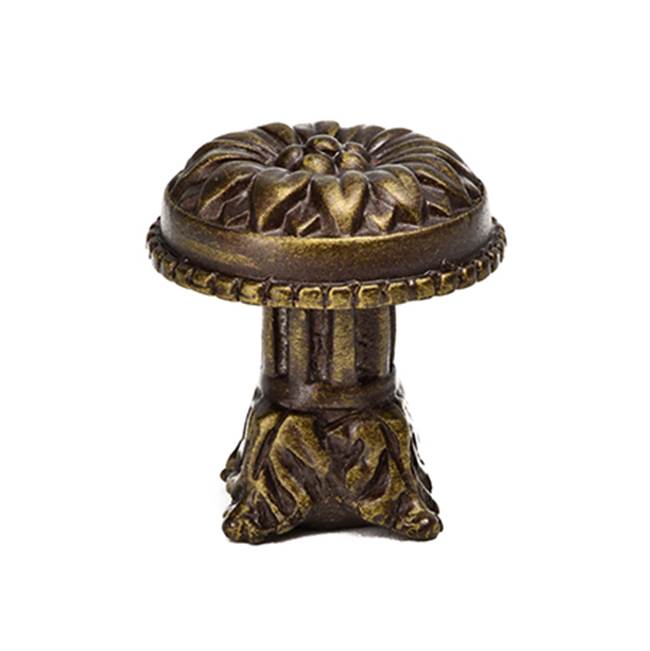 Carpe Diem Hardware - Acanthus Large Knob Rosette Style w/ Column Base - Chalice