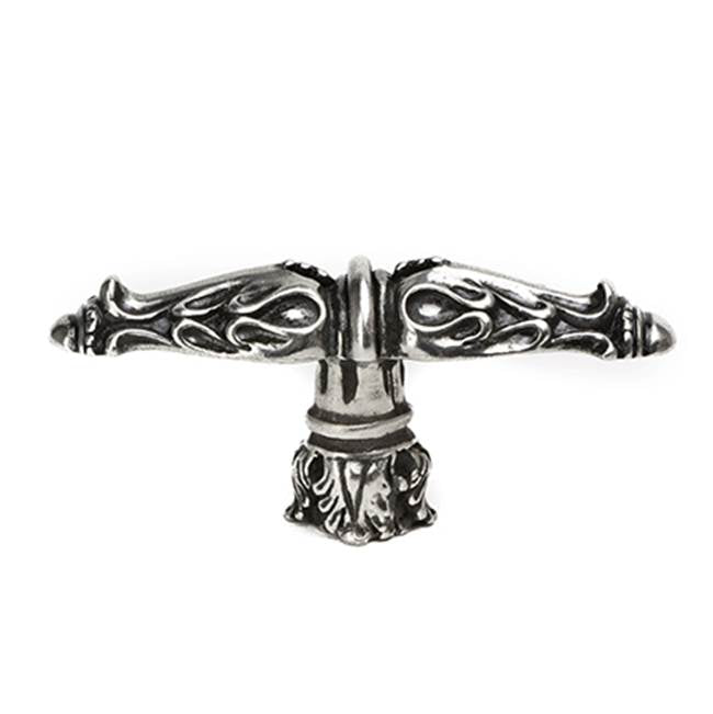 Carpe Diem Hardware - Acanthus Leaves Large Knob Romanesque Style w/ Column Base - Chrysalis