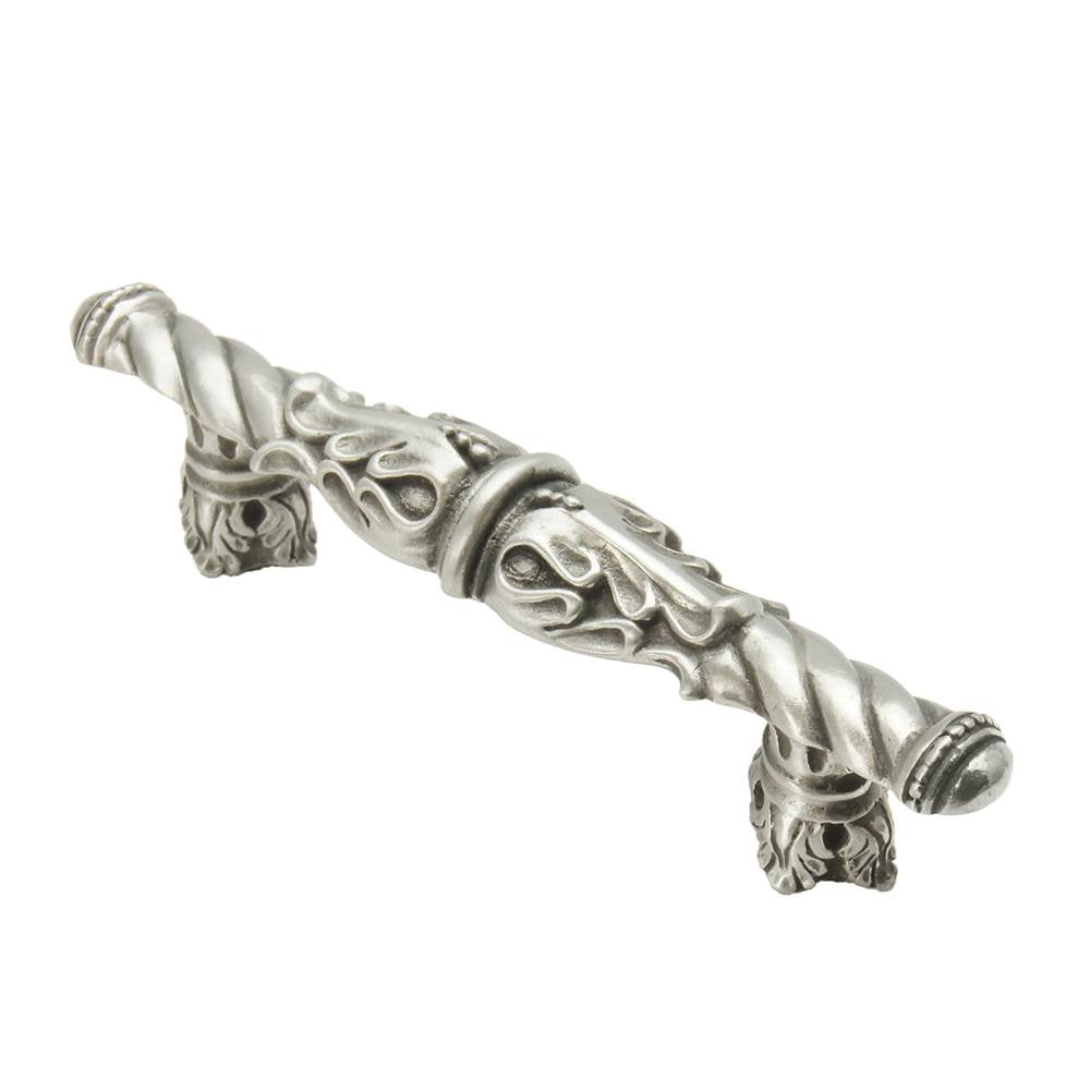 Acanthus 3'' O.C. Pull Romanesque Style w/ Column Base