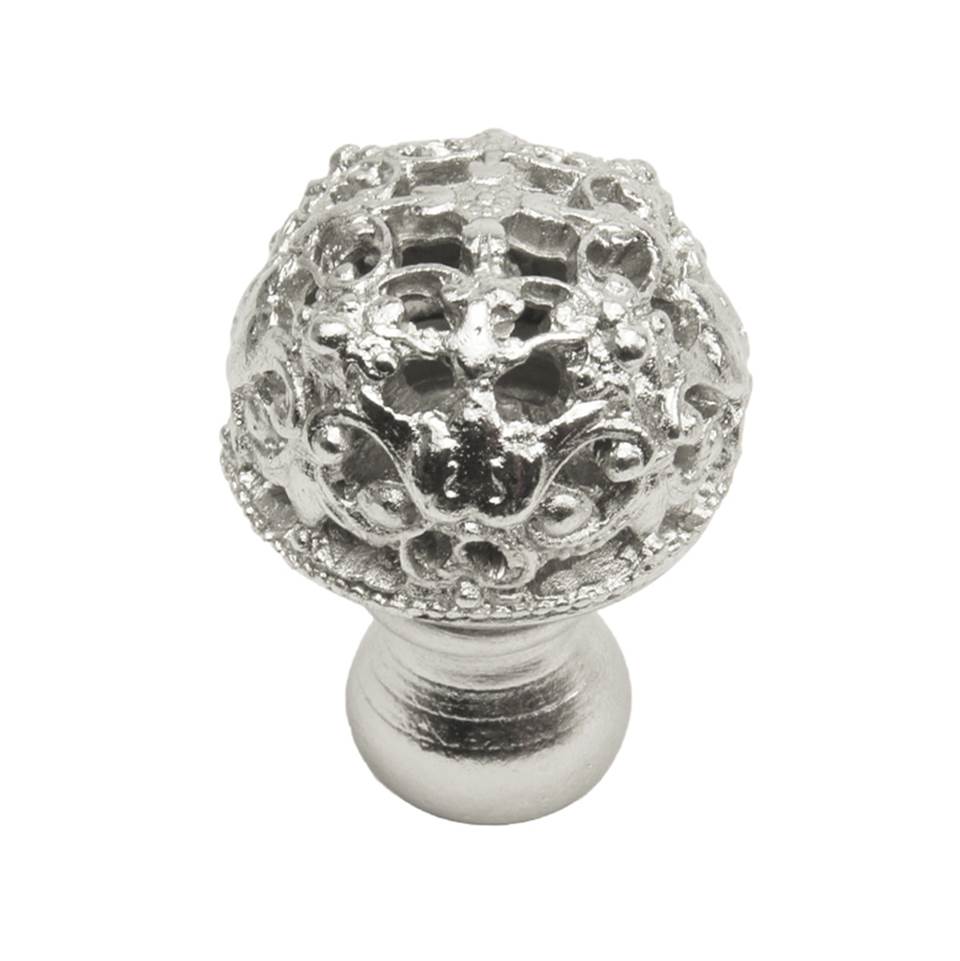 Carpe Diem Hardware - Juliane Grace Medium Knob Full Round In Platinum. - Platinum