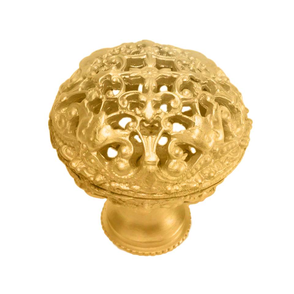 Carpe Diem Hardware - Juliane Grace Large Knob Full Round In Gilded Mercury. - Gilded Mercury