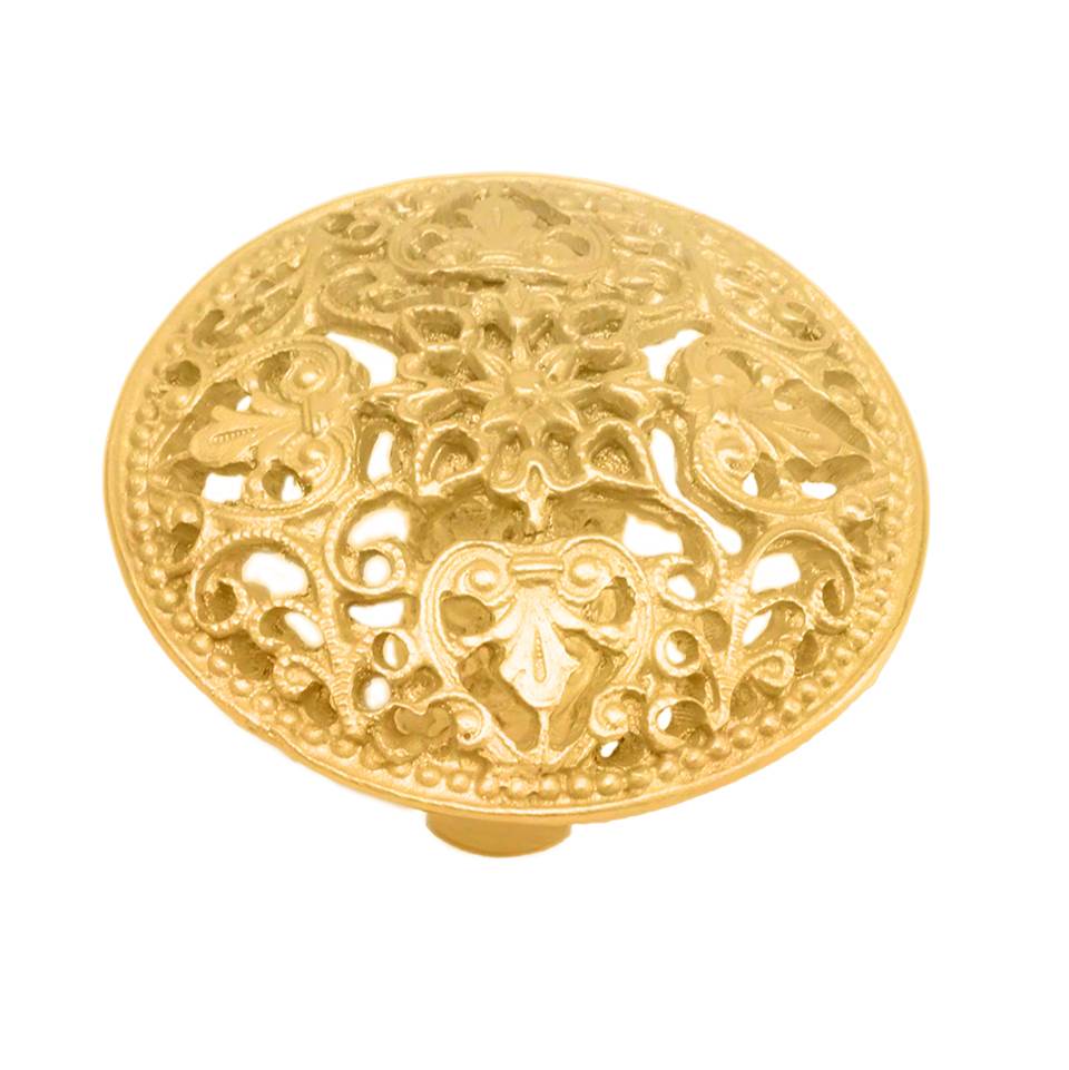 Carpe Diem Hardware - Juliane Grace Large Knob In Gilded Mercury. - Gilded Mercury