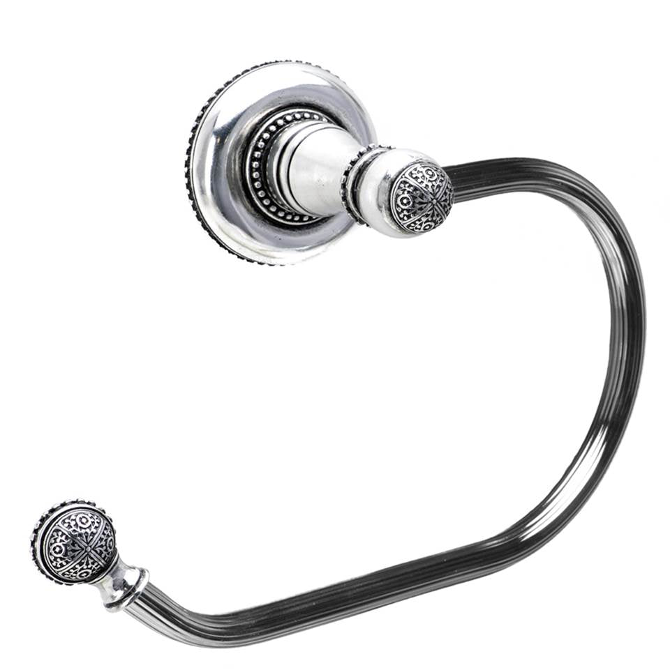 Millennium Swing Tissue Reeded Ring Left