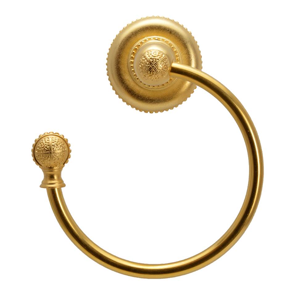 Carpe Diem Hardware - Millennium Swing Towel Smooth Ring Left - Gilded Mercury