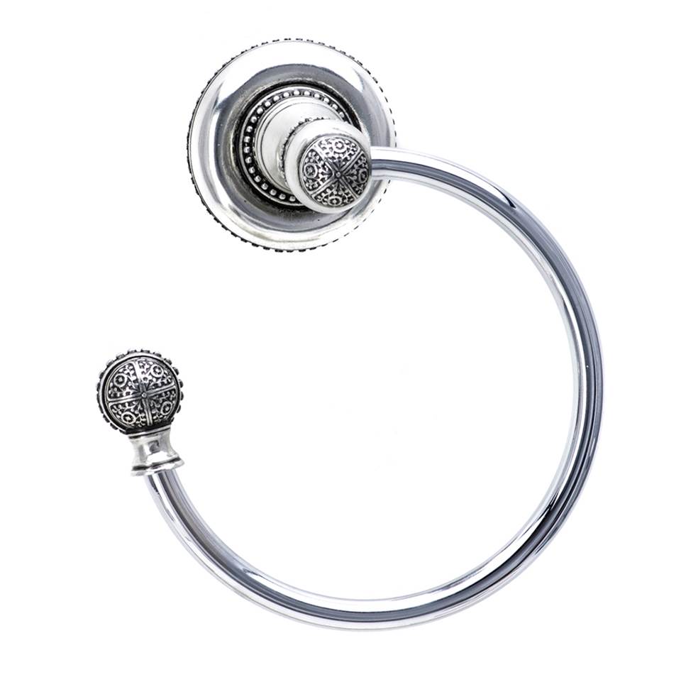 Carpe Diem Hardware - Millennium Swing Towel Smooth Ring Left - Chalice