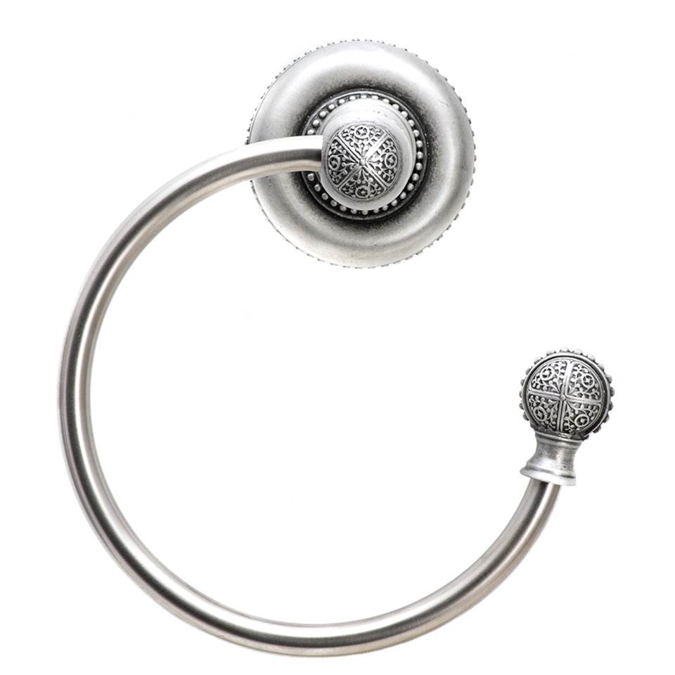 Carpe Diem Hardware - Millennium Swing Towel Smooth Ring Right - Soft Gold