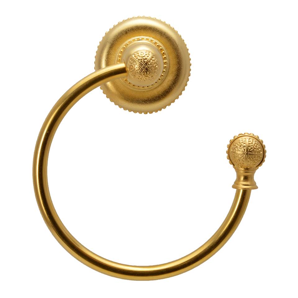Carpe Diem Hardware - Millennium Swing Towel Smooth Ring Right - Gilded Mercury