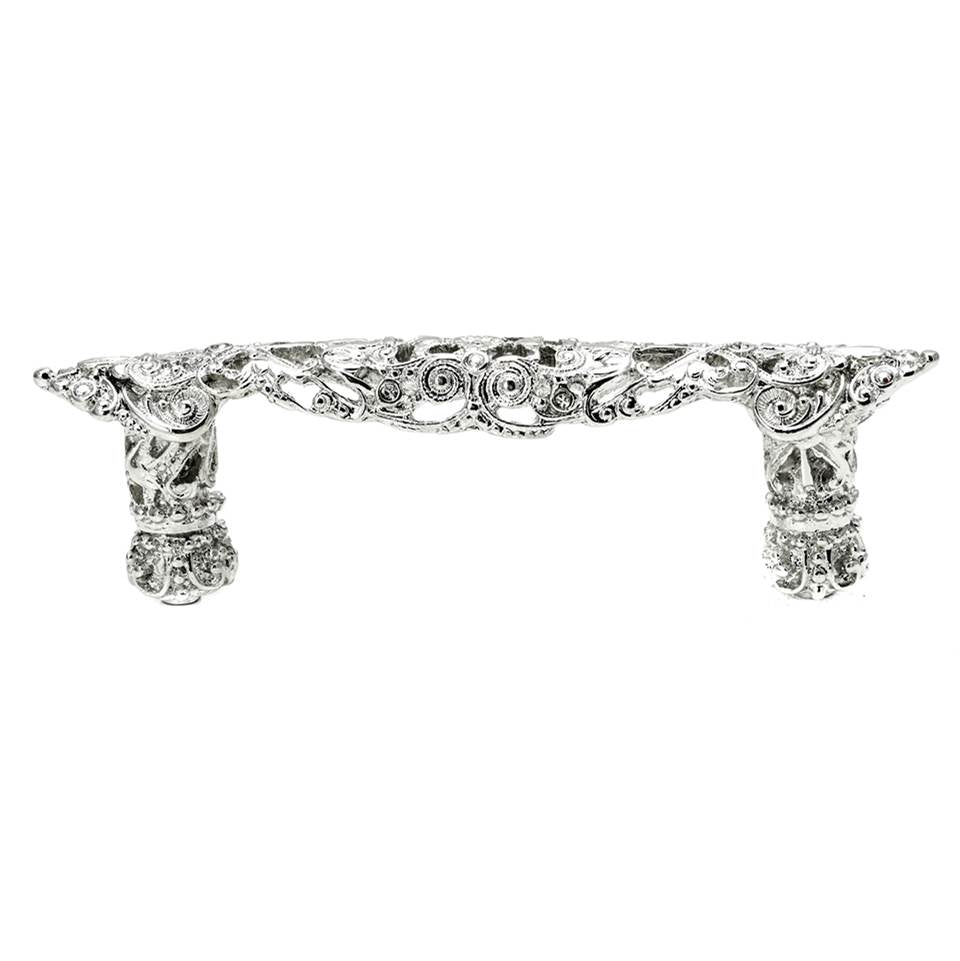Carpe Diem Hardware - Juliane Grace 3'' O.C. Pull w/ 12 Swarovski Crystals - Platinum