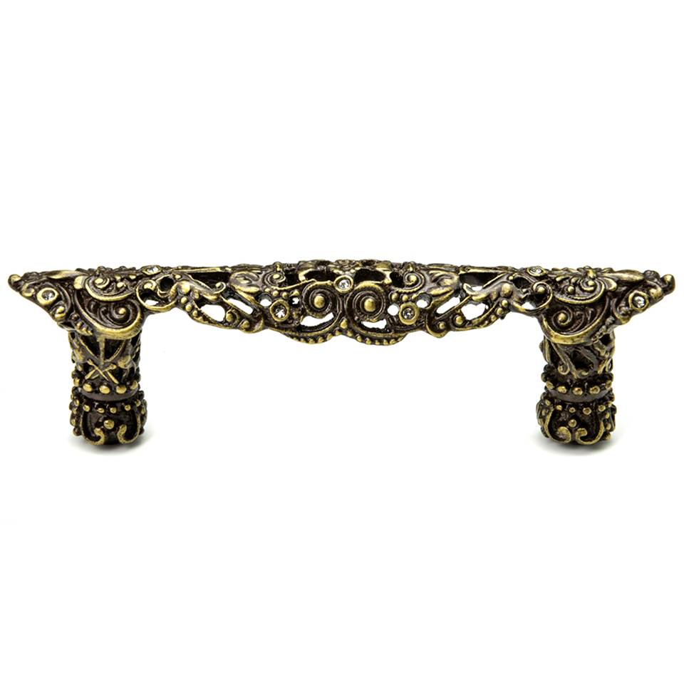 Juliane Grace 3'' O.C. Pull With 12 Swarovski Clear Crystals