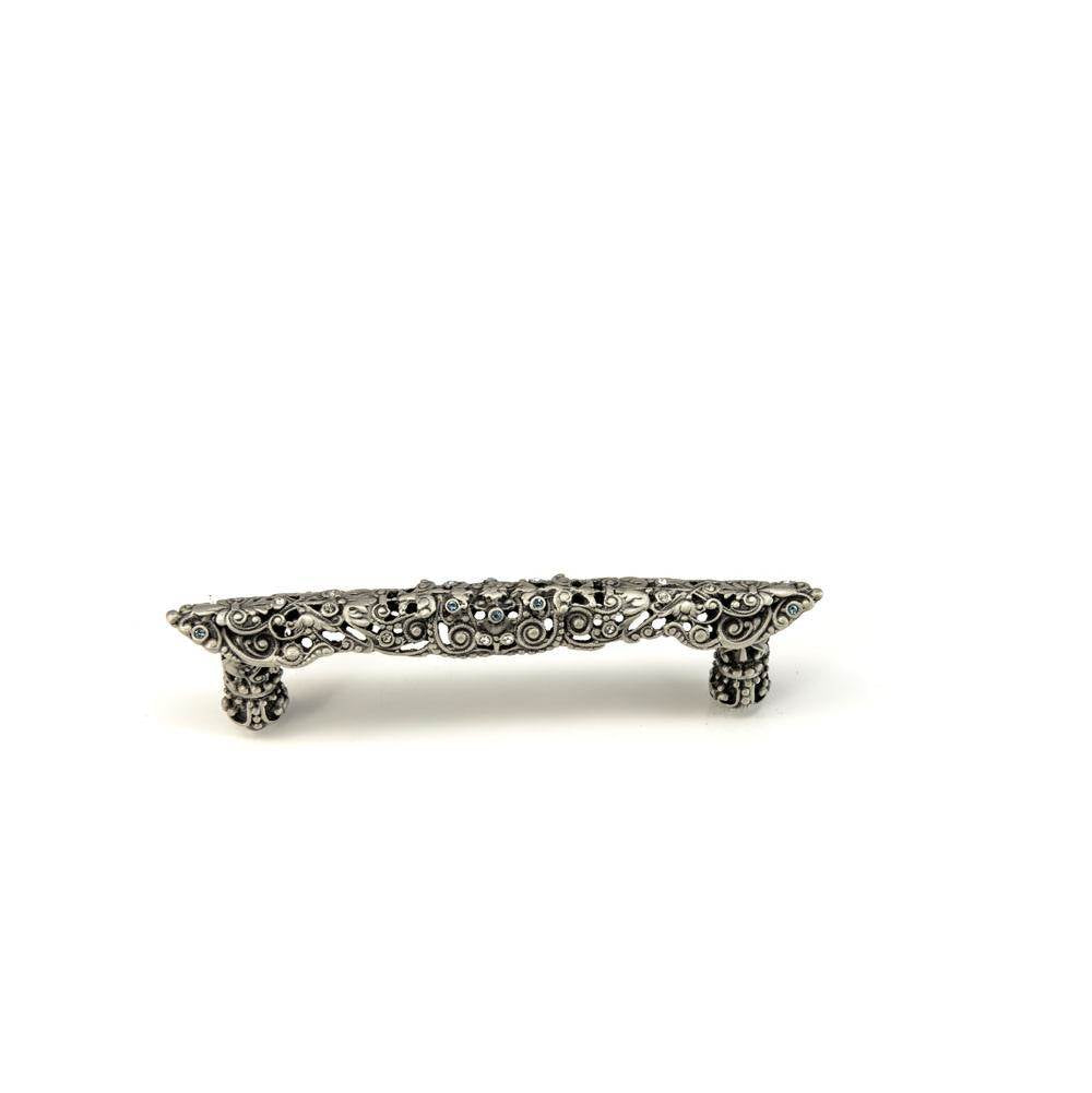 Carpe Diem Hardware - Juliane Grace 4'' O.C. Pull w/ Swarovski Crystals - Soft Gold