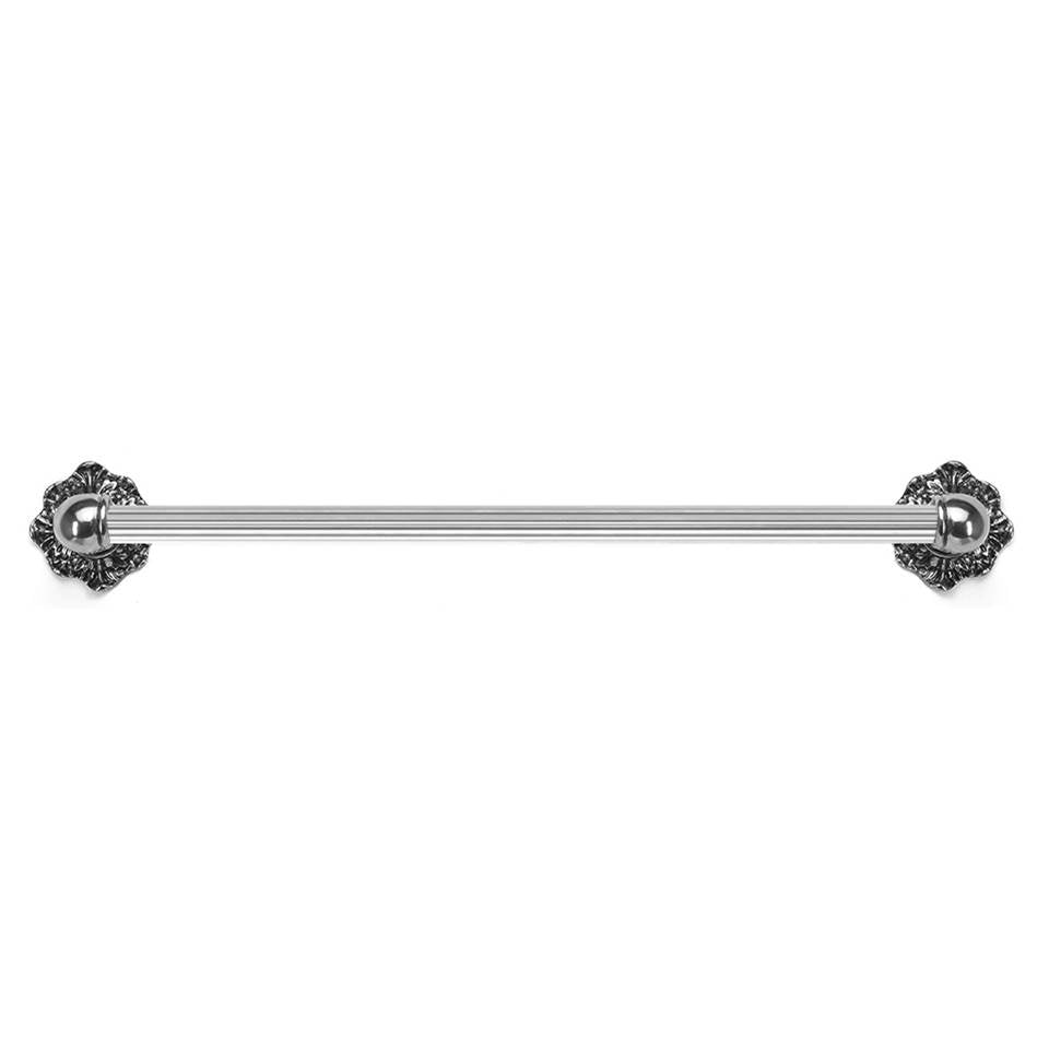Carpe Diem Hardware - Acanthus 24'' O.C. (Approximately) Towel Bar Renaissance Style With 5/8'' Reeded Center - Chalice